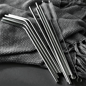 Stainless Steel Straw with Cleaning Brush