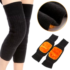 Unisex Winter Wool Elastic Knee Brace Pads Leg Warmers